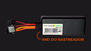 Onde encontrar o IMEI do rastreador
