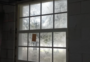Dirty window before cleaning