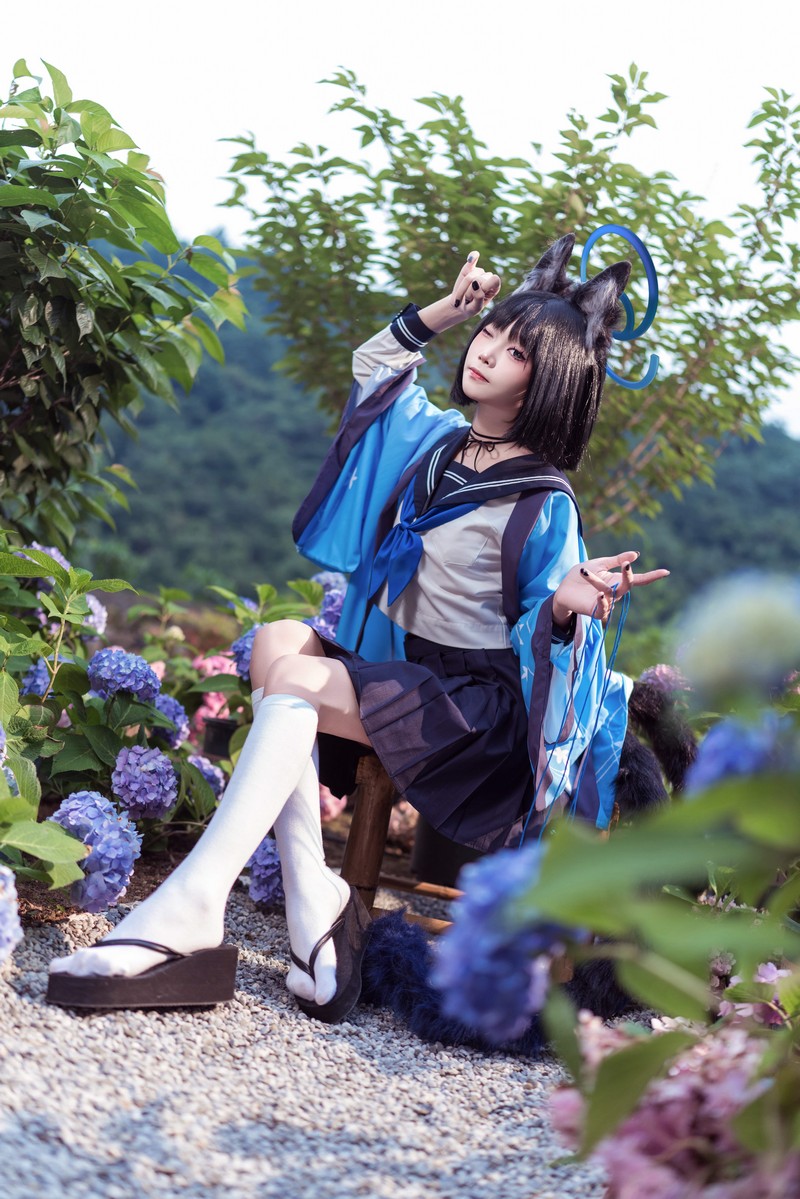艾西Aiwest 桐生桔梗Cosplay写真图集 高清美图合集 48P (296.8M)插图5