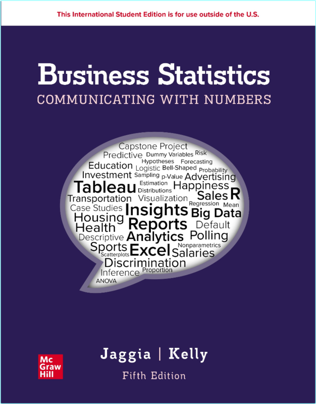 Business Statistics Communicating With Numbers 5th Edition – (Sanjiv Jaggia)