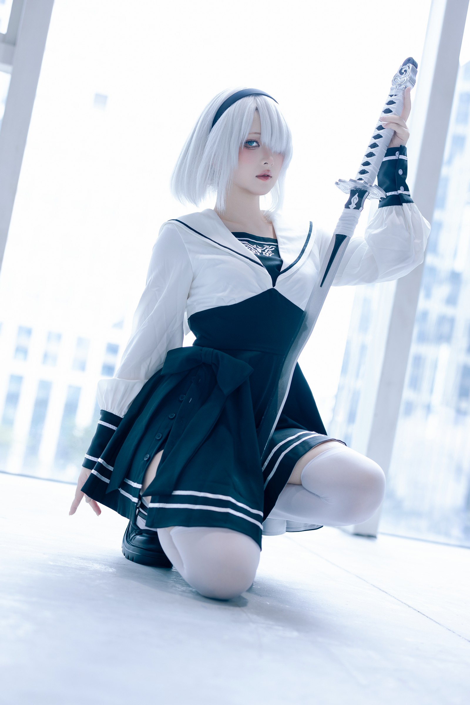 屿鱼 Yuyu 2B 萤火虫场照 Cosplay 写真合集（16P｜96MB）插图4