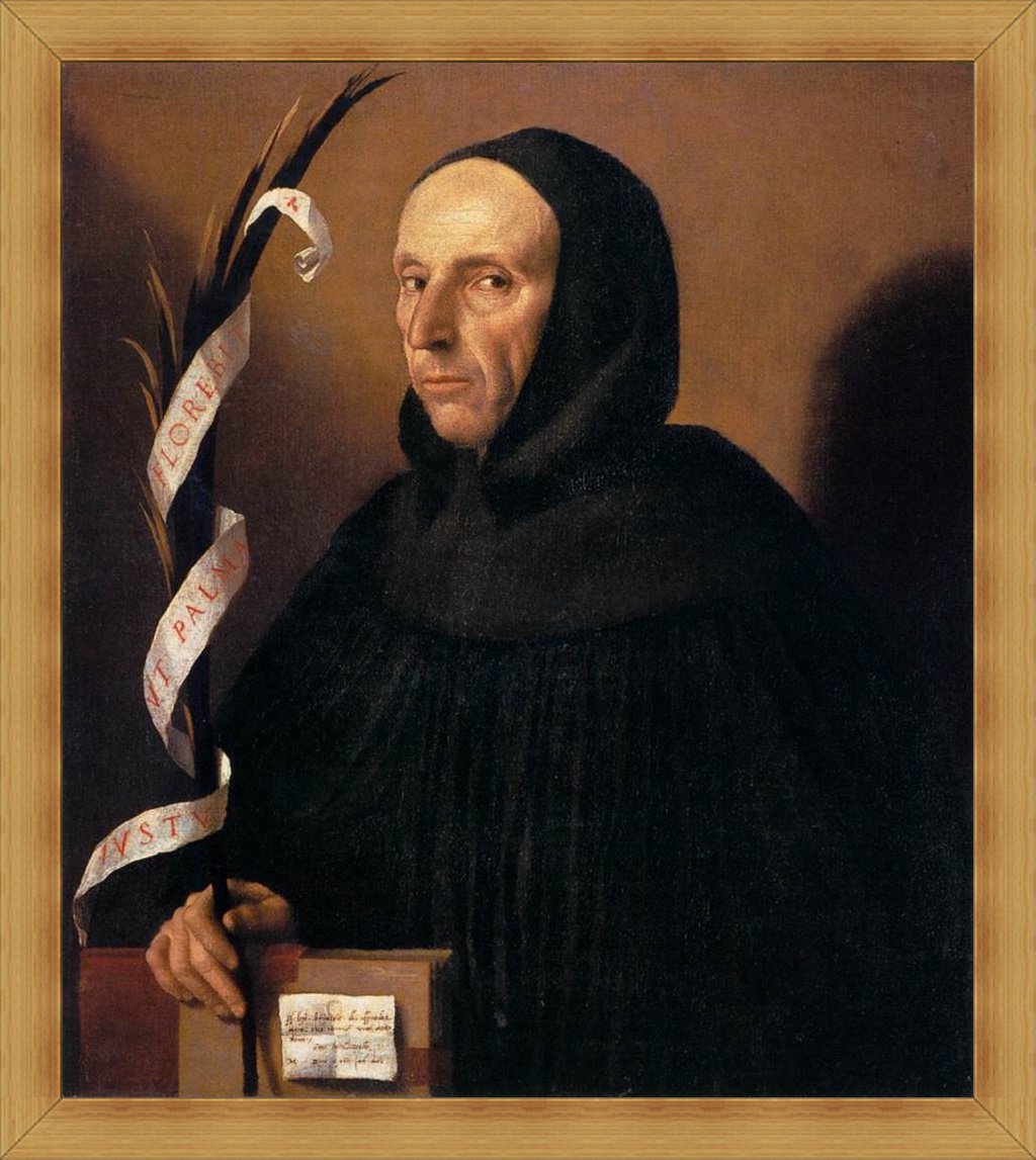 Historic portrait of the Dominican friar Girolamo Savonarola