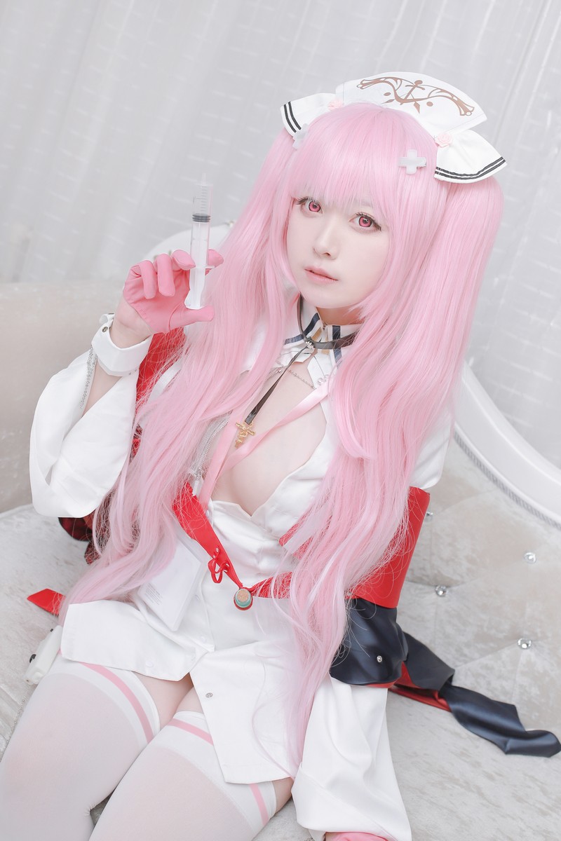 Asagiriai（愛ちゃん）英仙座护士服Cosplay写真图集 20P 高清图集 (171MB)插图2