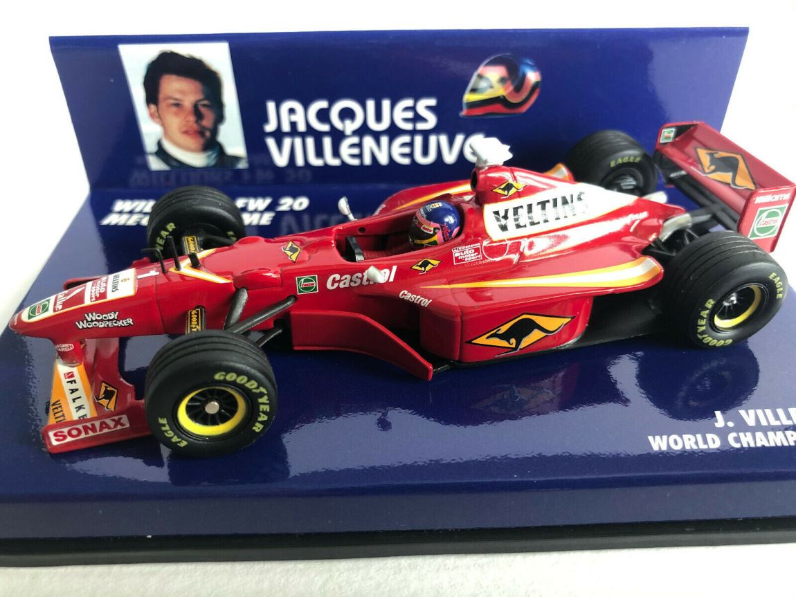 WOW EXTREMELY RARE Williams FW20 Villeneuve GP Hockenheim 1998 1