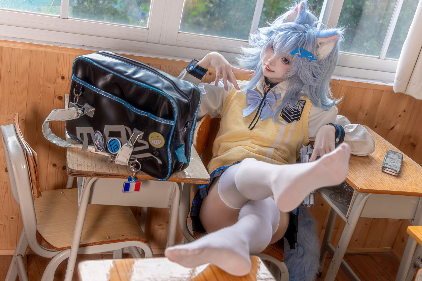 纸悦Etsu_ko《少女前线 PA-15》高校心跳物语 Cosplay 套图[51P-385M]插图1