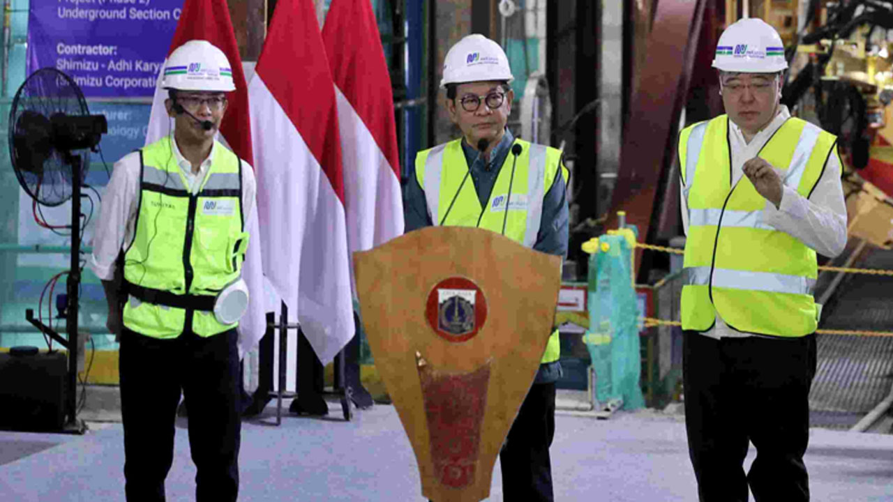 Pramono Luncurkan Mesin Bor MRT Fase 2A: Awali Terobosan Besar Infrastruktur Jakarta