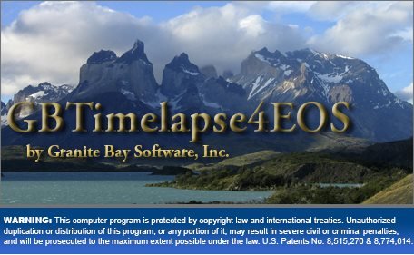 GBTimelapse Pro EOS v4.1.9.0 GBTimelapse Pro EOS v4.1.9.0
