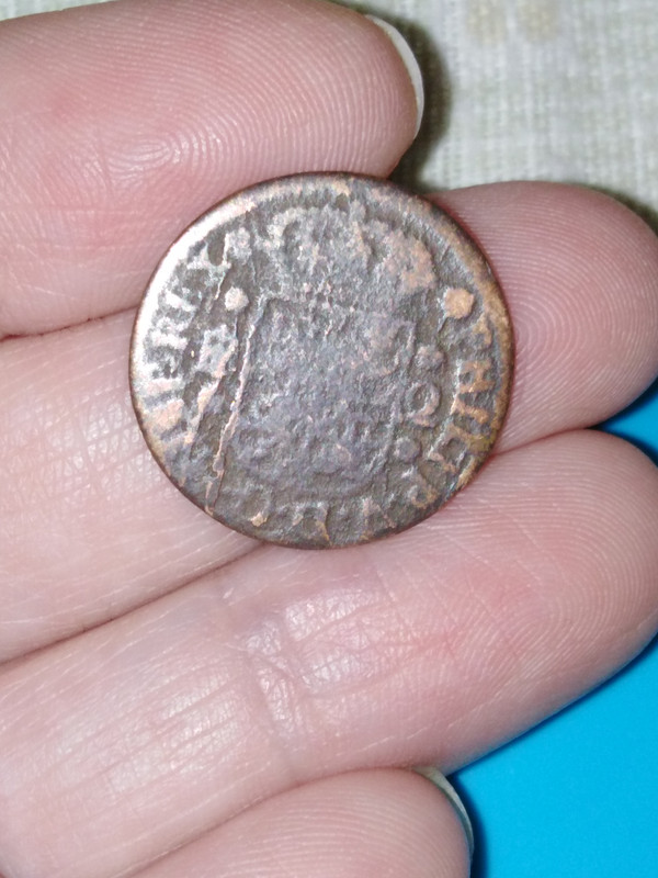 2 Maravedís Felipe V de Segovia 1746. 2019-05-08-00-52-45-535