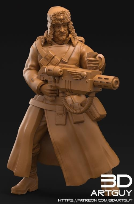 OfficerAide Pose II - 3DArtGuy – 3D Print