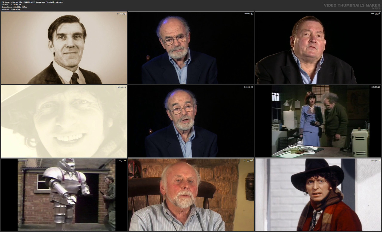 Doctor Who - S12E01 (075) Bonus - Are Friends Electric.mkv