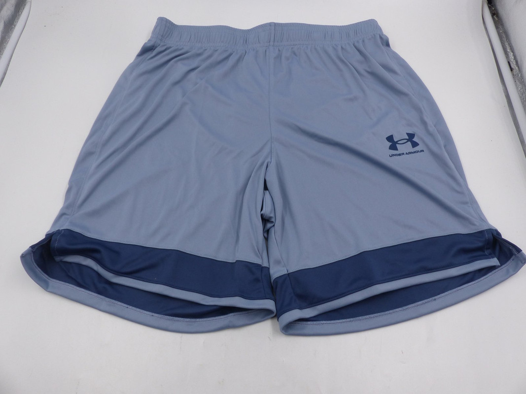 UNDER ARMOUR CHALLENGER III KNIT SHORTS IN LIGHT BLUE MENS SIZE LARGE 1343914