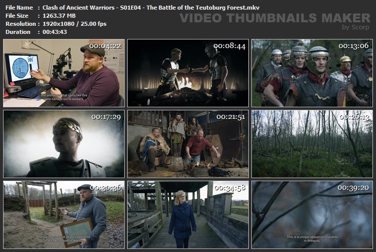 Clash of Ancient Warriors - S01E04 - The Battle of the Teutoburg Forest.mkv