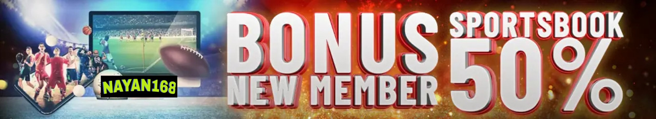 BONUS NEW MEMBER SPORTSBOOK 50%