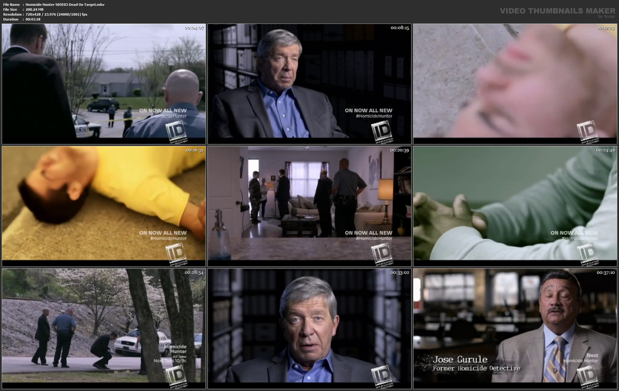 Homicide Hunter S05E03 Dead On Target.mkv