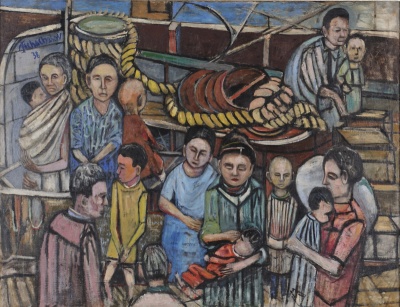 http://www.arthurtkalaherfineart.com/content/art/400/Tschacbasov_BoatPeople.jpg
