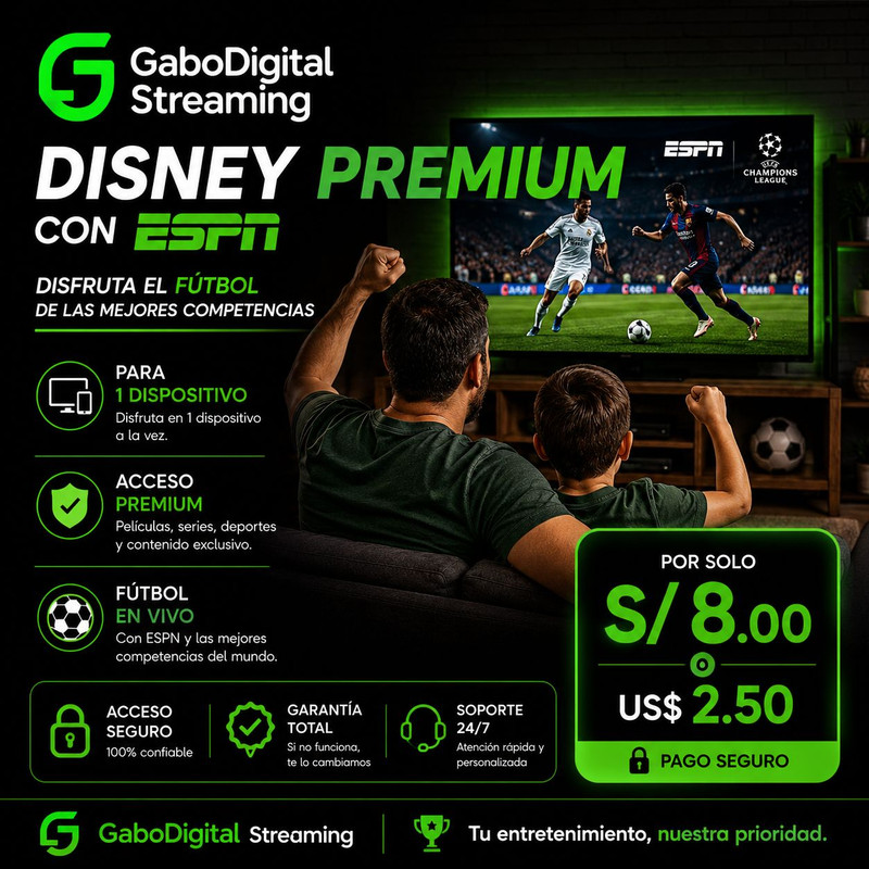 Disney Premium Con ESPN ( PERFIL)