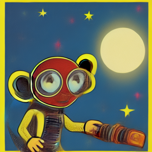 41. 07886-948574399-monkey astronaut, bright, bright, bright, bright-39
