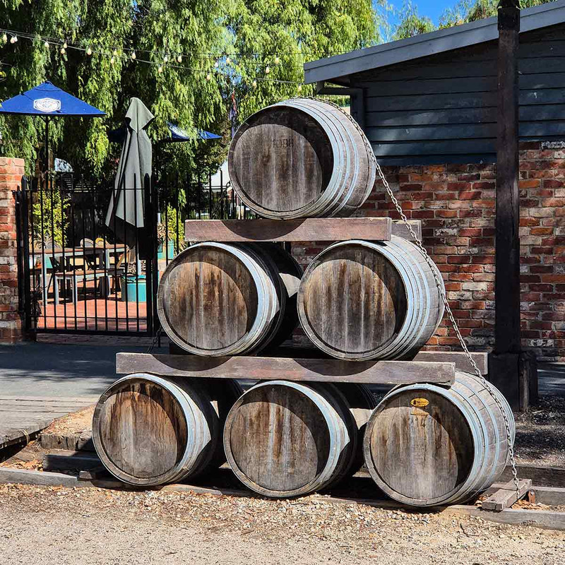 Six barrels