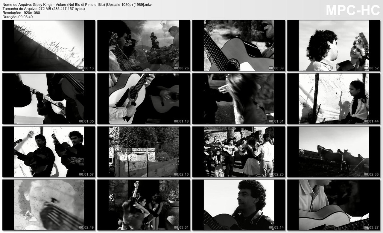 Gipsy Kings - Volare (Nel Blu di Pinto di Blu) (Upscale 1080p - Youtube) [1989]