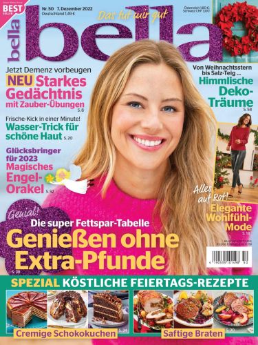 Cover: Bella Frauenzeitschrift No 50 vom 07  Dezember 2022