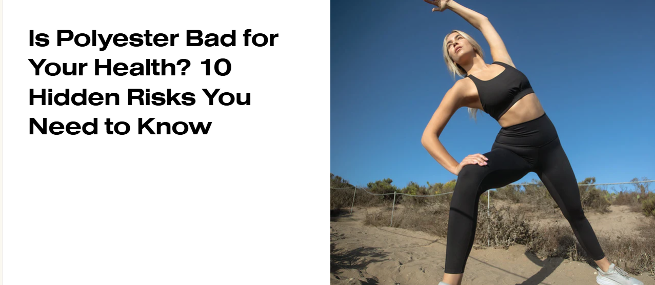 ¿Es malo el poliéster para la salud?