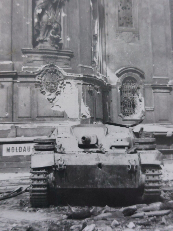 Orig.foto Tschechien,Prag Mai 1945, Stug III, Panzer, Technik (1)