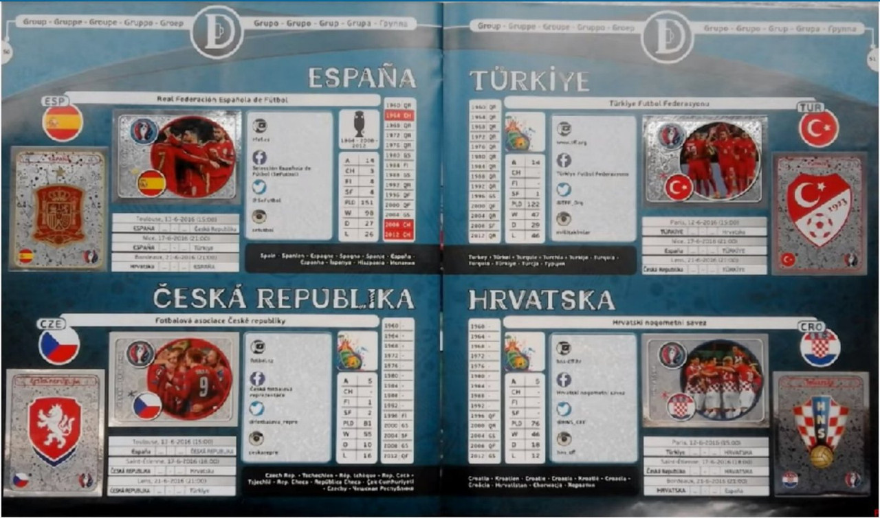 Album UEFA euro 2016 Panini-24