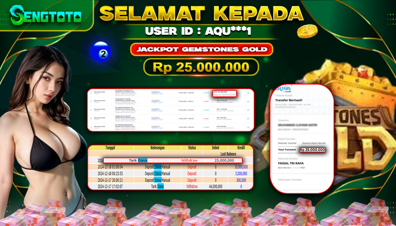 BUKTI PEMBAYARAN SLOT GEMSTONES GOLD