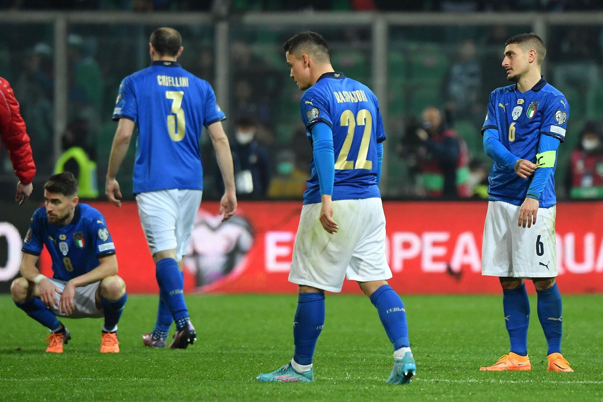 ¿Cómo quedaron eliminados del Mundial de Qatar 2022 el equipo de Italia?