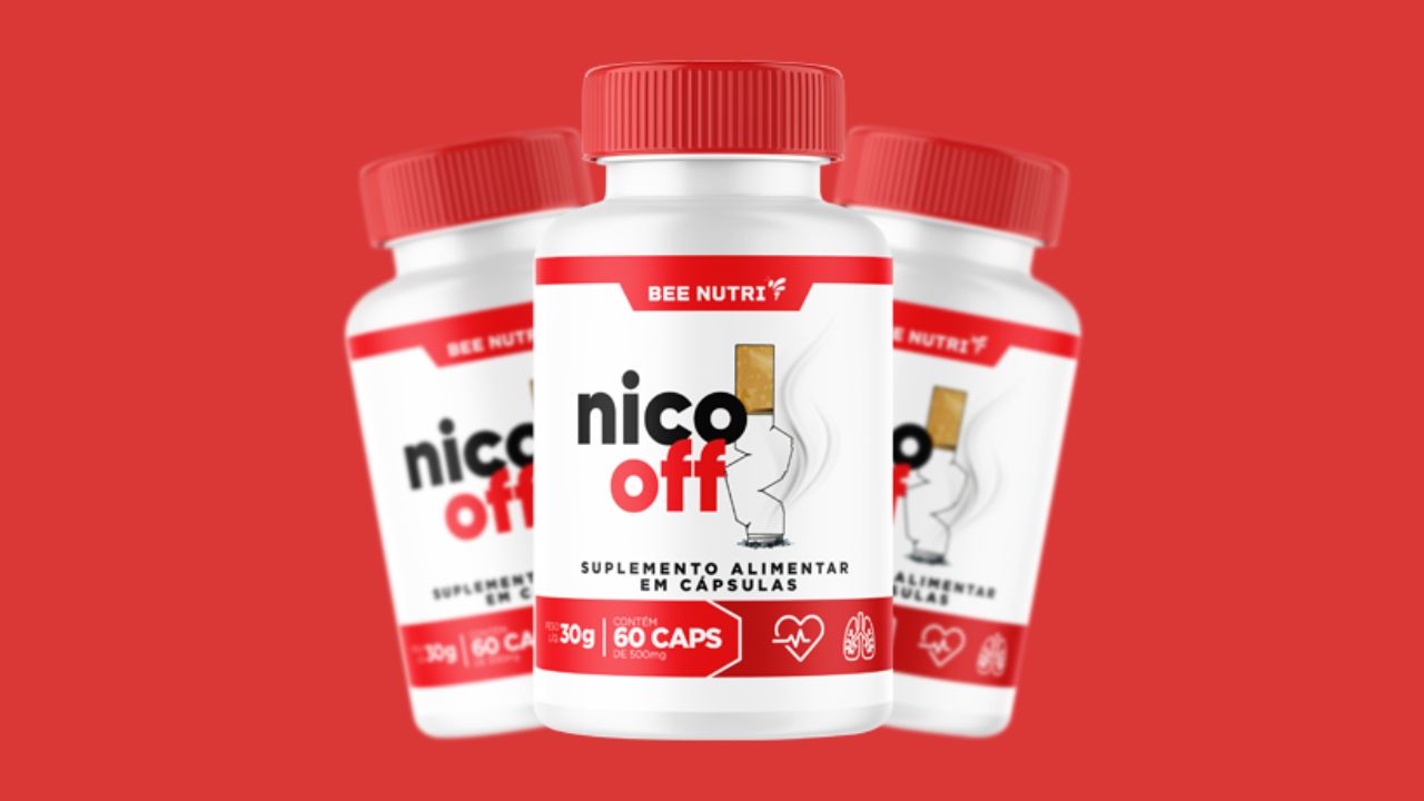 NICOFF CAPS Funciona? Bula, Composição, Ingredientes, Fórmula, preço, Comprar