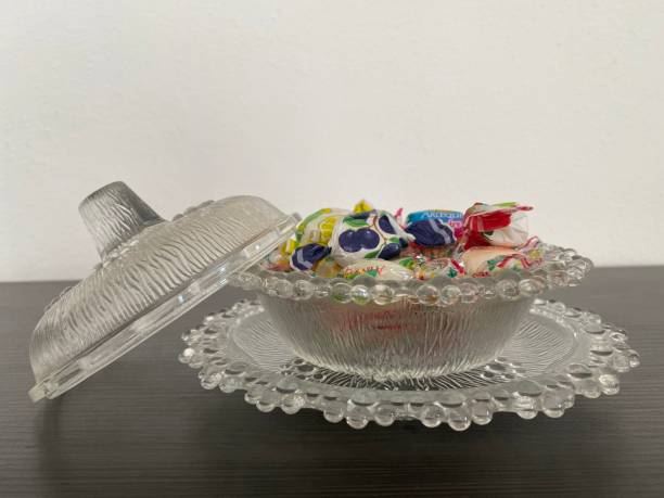glass bowl with lid