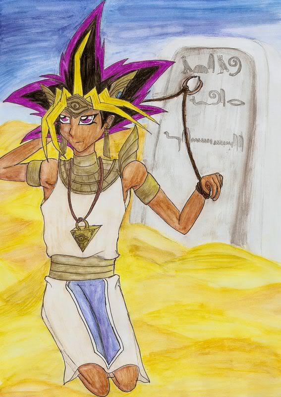 Hình vẽ Atemu (Yami Yugi) bộ YugiOh (vua trò chơi) - Page 5 1_Atemp_466