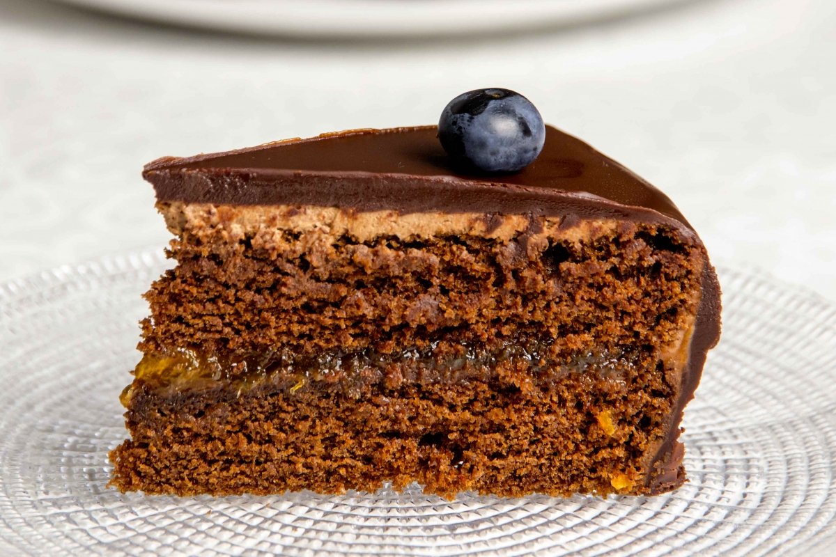 Ración De Tarta De Chocolate