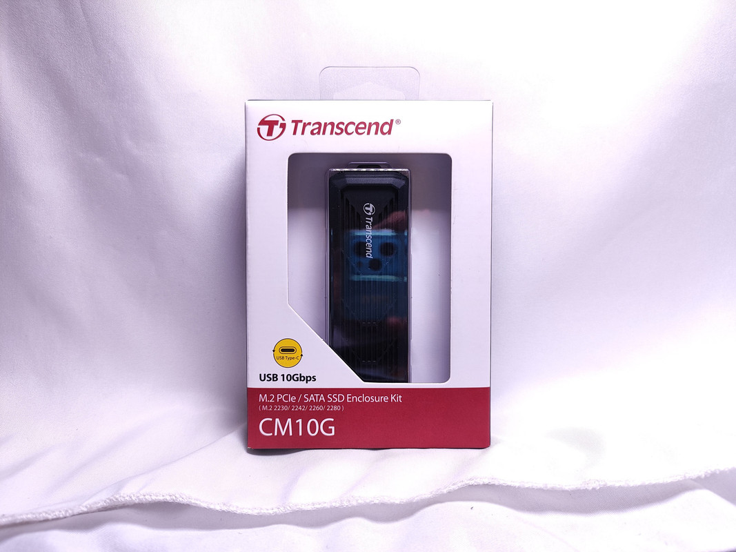 [開箱] 創見CM10G雙協議SSD外接盒簡單開箱