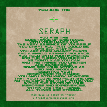 what is your beast? mine is the seraph