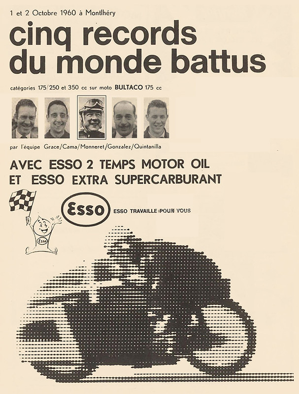 Récords en Montlhéry, revista Motociclismo '60 00ees