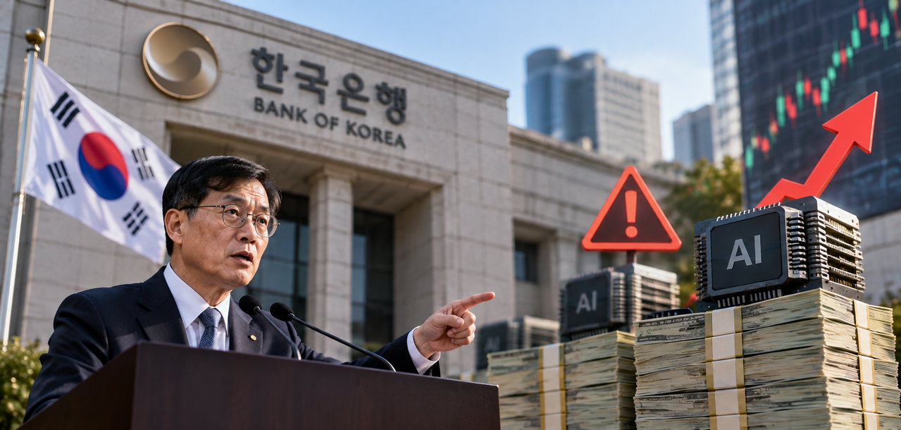 Bank of Korea Flags AI Chip Leverage Buildup