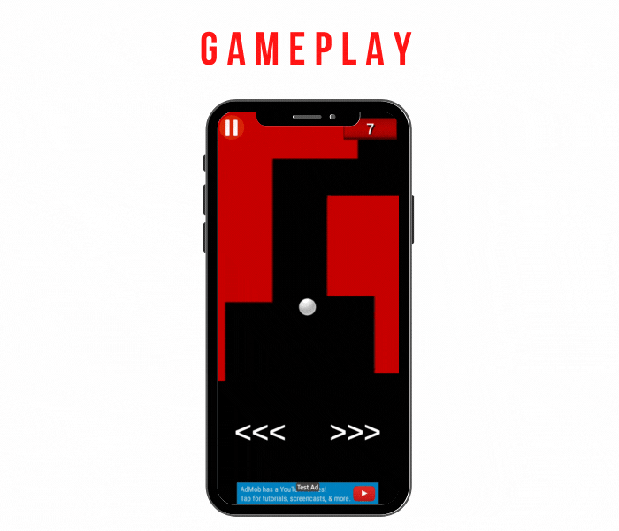 Dare Ball - Endless Addictive Android Game Template + Admob
