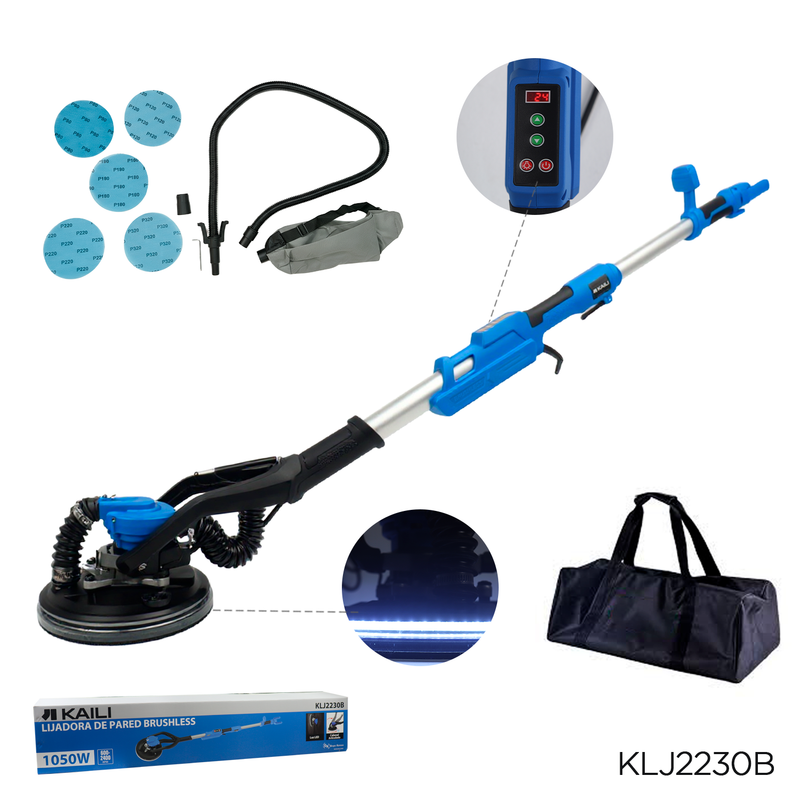 LIJADORA DE PARED BRUSHLESS 1050W KAILI