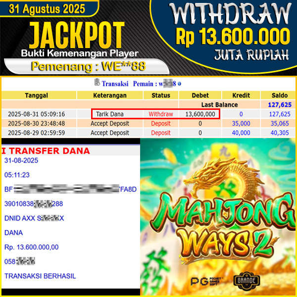 jackpot-slot-mahjong-ways-2-pg-soft-wd-rp13600000--dibayar-lunas-di-joyotogel