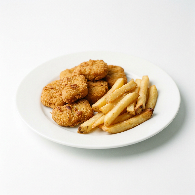 Plato De Nuggets Con Patatas