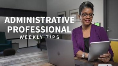 Administrative Professional Weekly Tips [Updated 12/10/2018]