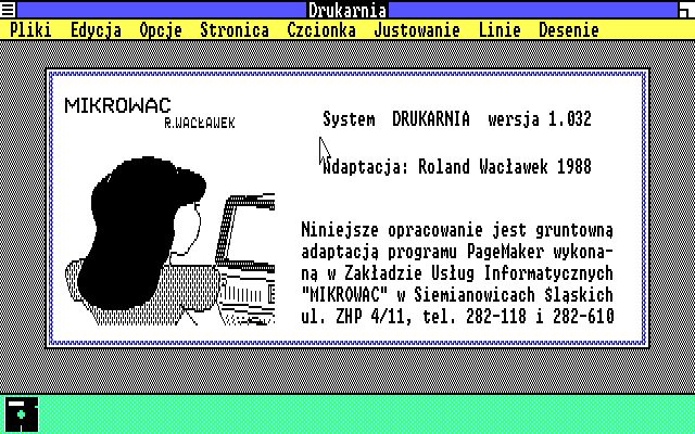 Drukarnia inaczej Aldus PageMaker