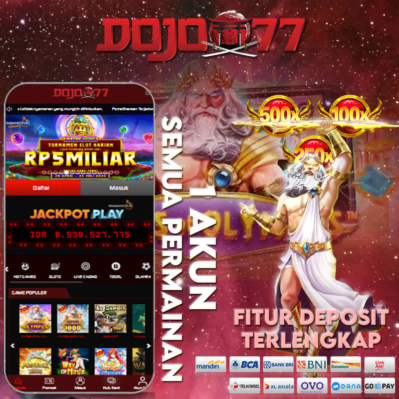 DOJO77 : Situs Slot Gacor Gates Of Olympus Maxwin X500 Terbaik 