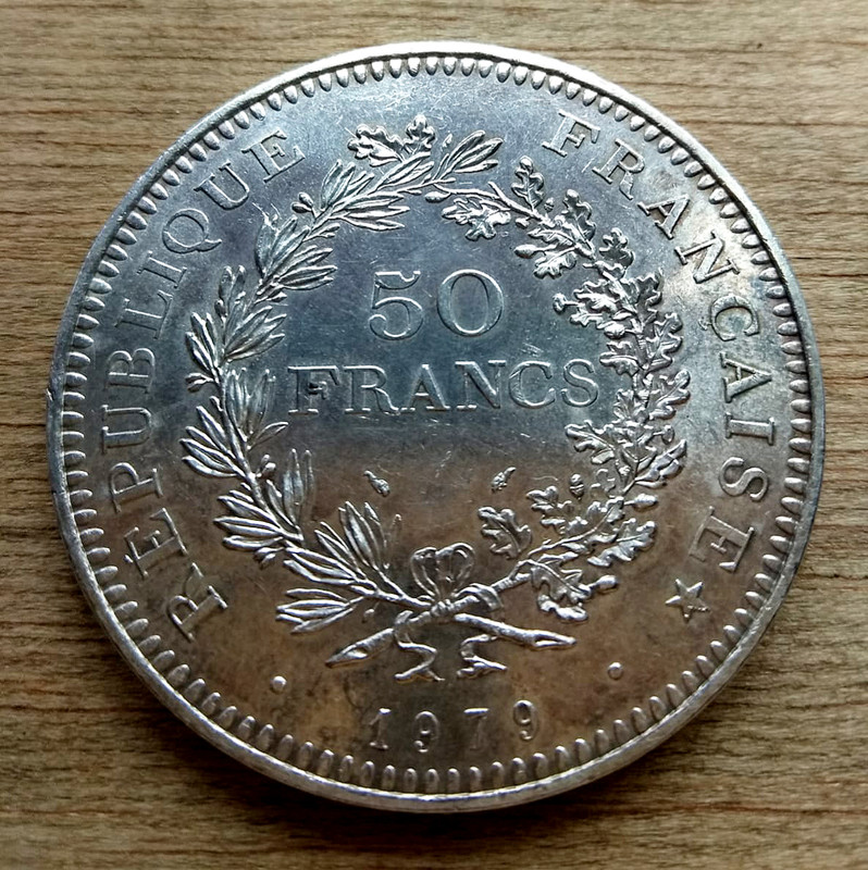 50 Francs 1979 "Hercules" Francia Polish-20200422-192039014