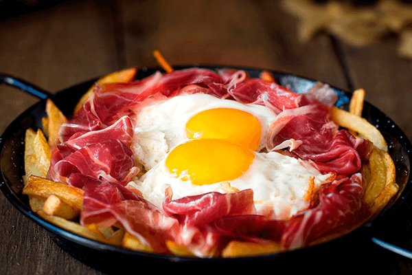 Huevos Con Jamón Serrano