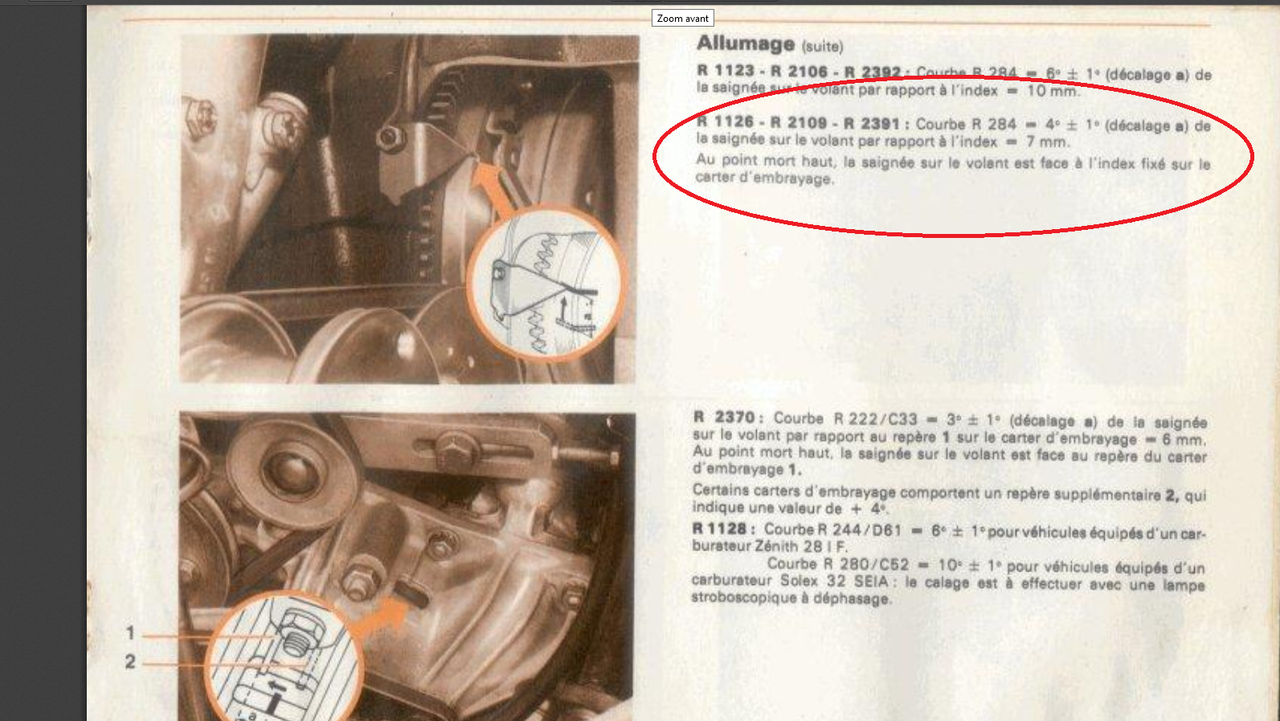 calage allumage manuel entretien R4L (2)