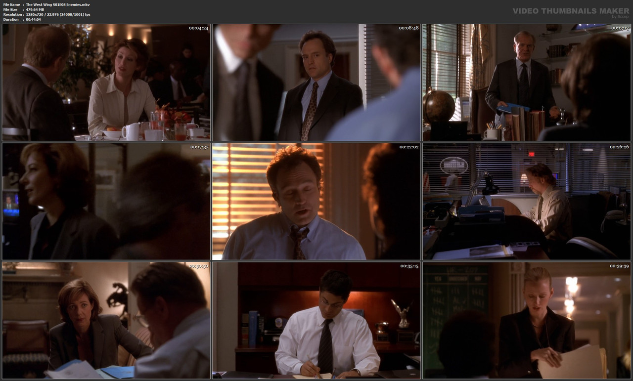 The West Wing S01E08 Enemies.mkv