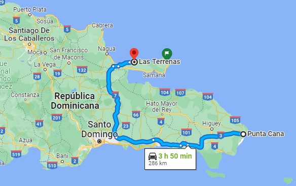 República Dominicana: traslados y transportes