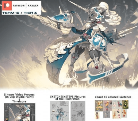 Patreon TERM 10 / TIER 3 : Unicorn Huntress